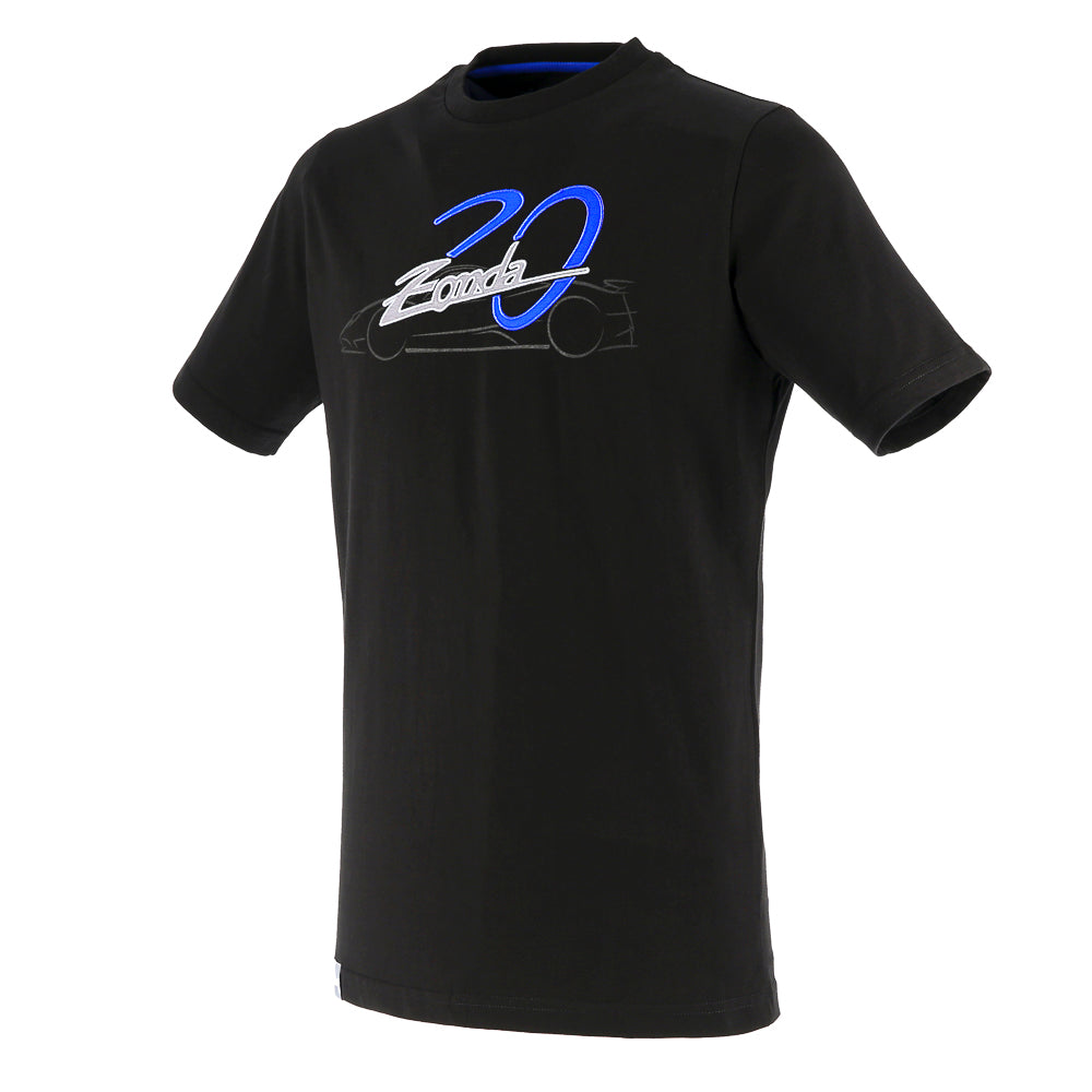 Herren-T-Shirt Zonda F, schwarz | Zonda 20° Anniversario