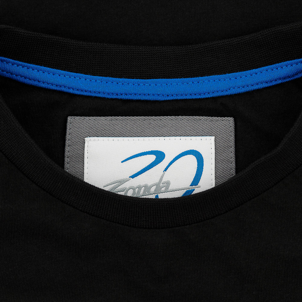 T-shirt Zonda F noir pour homme | 20e anniversaire de la Zonda
