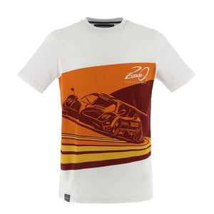 T-shirt Zonda R blanc pour homme | 20e anniversaire de la Zonda