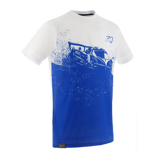 Men's blue/white splashes Zonda R T-shirt | Zonda 20th Anniversary
