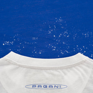 T-shirt Zonda R schizzi blu/bianca uomo | Zonda 20° Anniversario