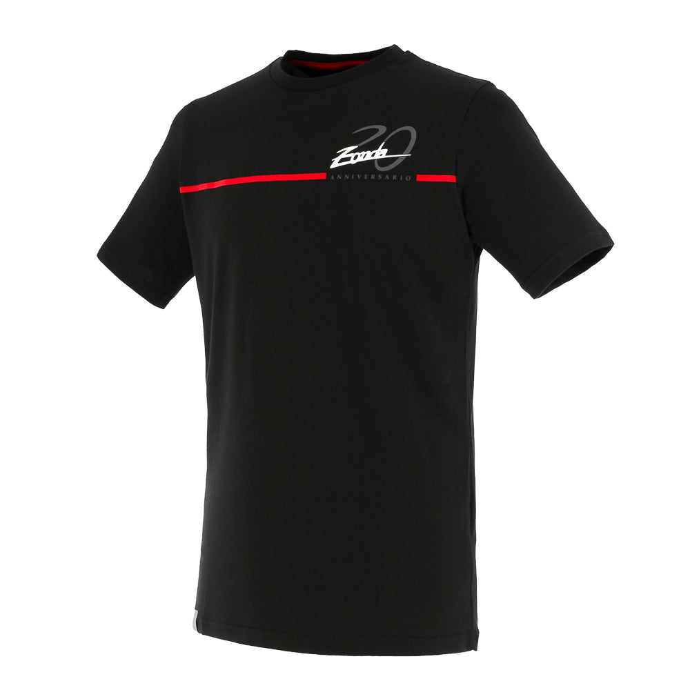 Camiseta Zonda Cinque negra para hombre | 20° aniversario del Zonda