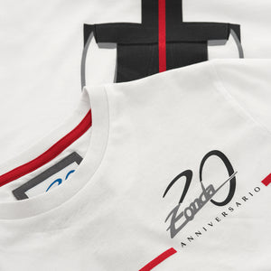 T-shirt Zonda Cinque blanc pour homme | 20e anniversaire de la Zonda