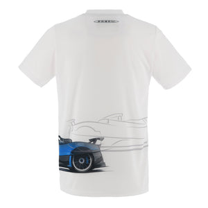 T-shirt blanc Zonda HP Barchetta pour homme | 20e anniversaire du Zonda