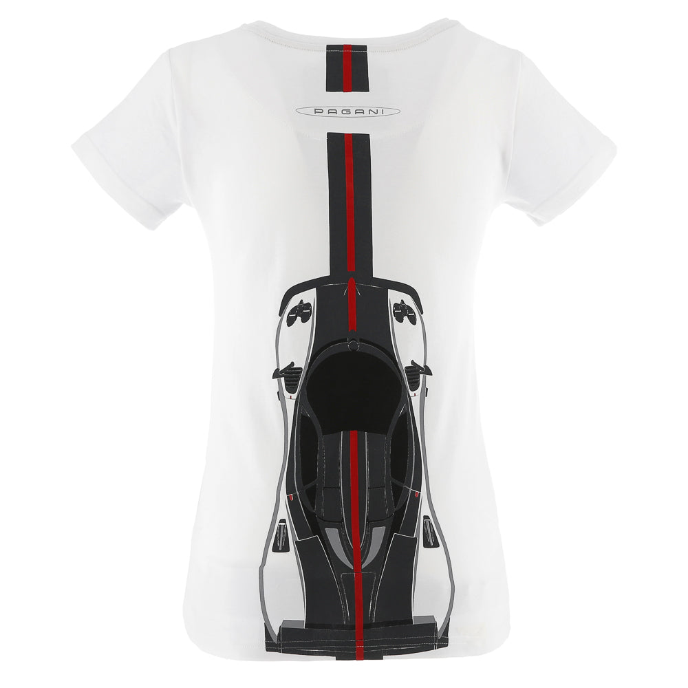T-shirt Zonda Cinque blanc pour femme | 20e anniversaire de la Zonda