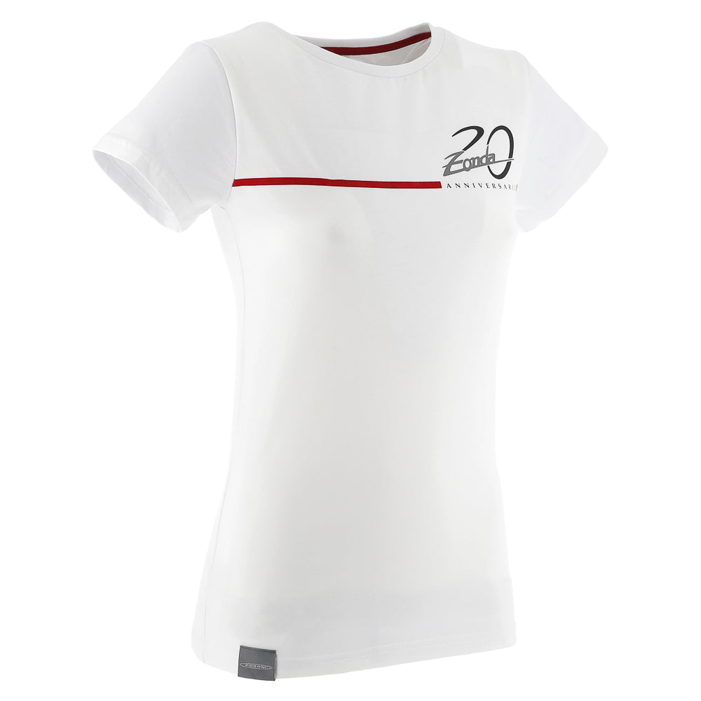 Camiseta Zonda Cinque blanca para mujer | 20° aniversario del Zonda