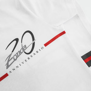 T-shirt Zonda Cinque blanc pour femme | 20e anniversaire de la Zonda