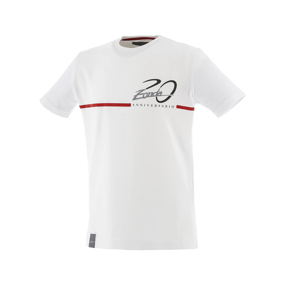 Camiseta Zonda Cinque blanca para niño | 20° aniversario del Zonda