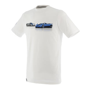 Men's white Zonda Barchetta 20th anniversary T-shirt | Zonda 20th Anniversary