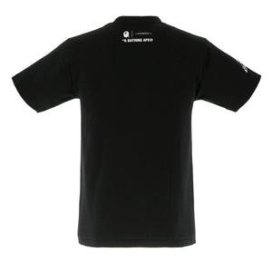 T-Shirt noir avec motif Zonda pour homme | Collection Bape