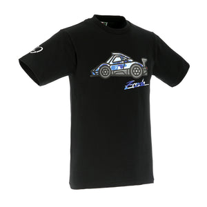 T-Shirt noir avec motif Zonda pour homme | Collection Bape