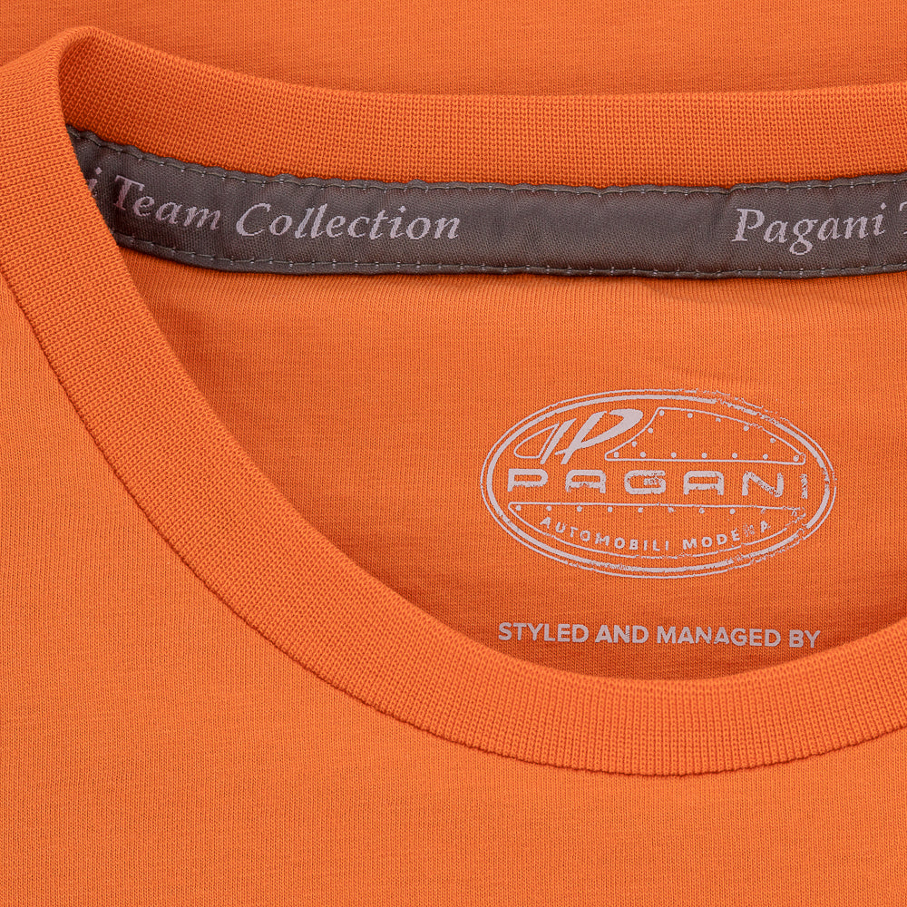Chemise orange pour hommes | Pagani Team Collection