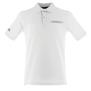 Men's white polo shirt | Pagani Team Collection
