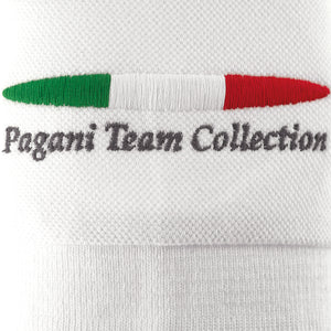Herren-Polohemd, weiß | Pagani Team Collection