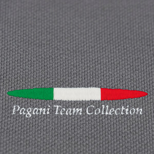 Men's dark gray polo shirt | Pagani Team Collection