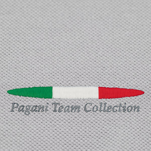 Polo gris claro para hombre | Pagani Team Collection
