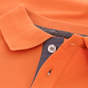 Men's orange polo shirt | Pagani Team Collection