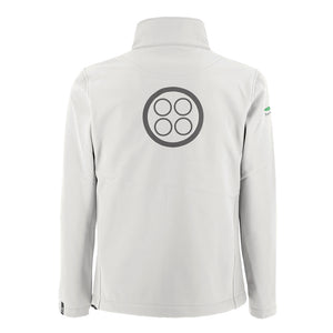 Men's pale gray softshell jacket | Pagani Team Collection
