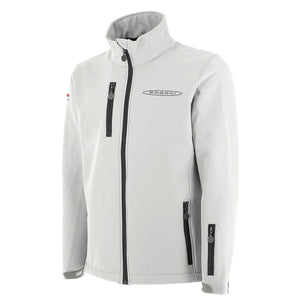Men's pale gray softshell jacket | Pagani Team Collection