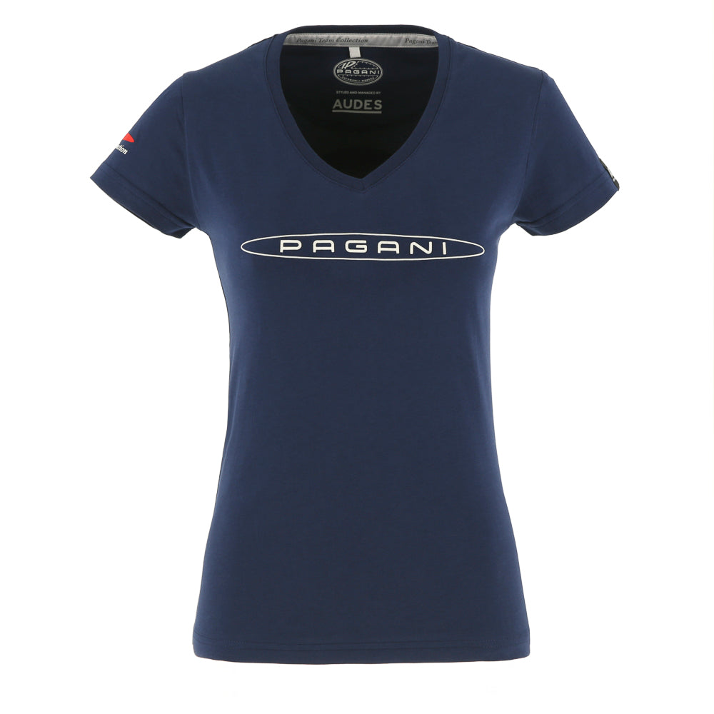 Damen-T-Shirt, blau | Pagani Team Collection