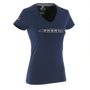 T-shirt bleu pour femme | Pagani Team Collection