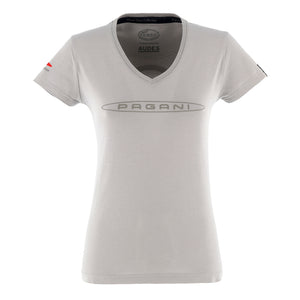 Women's pale gray T- shirt | Pagani Team Collection