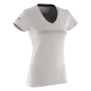 Damen-T-Shirt, hellgrau | Pagani Team Collection