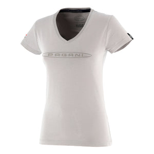 Damen-T-Shirt, hellgrau | Pagani Team Collection
