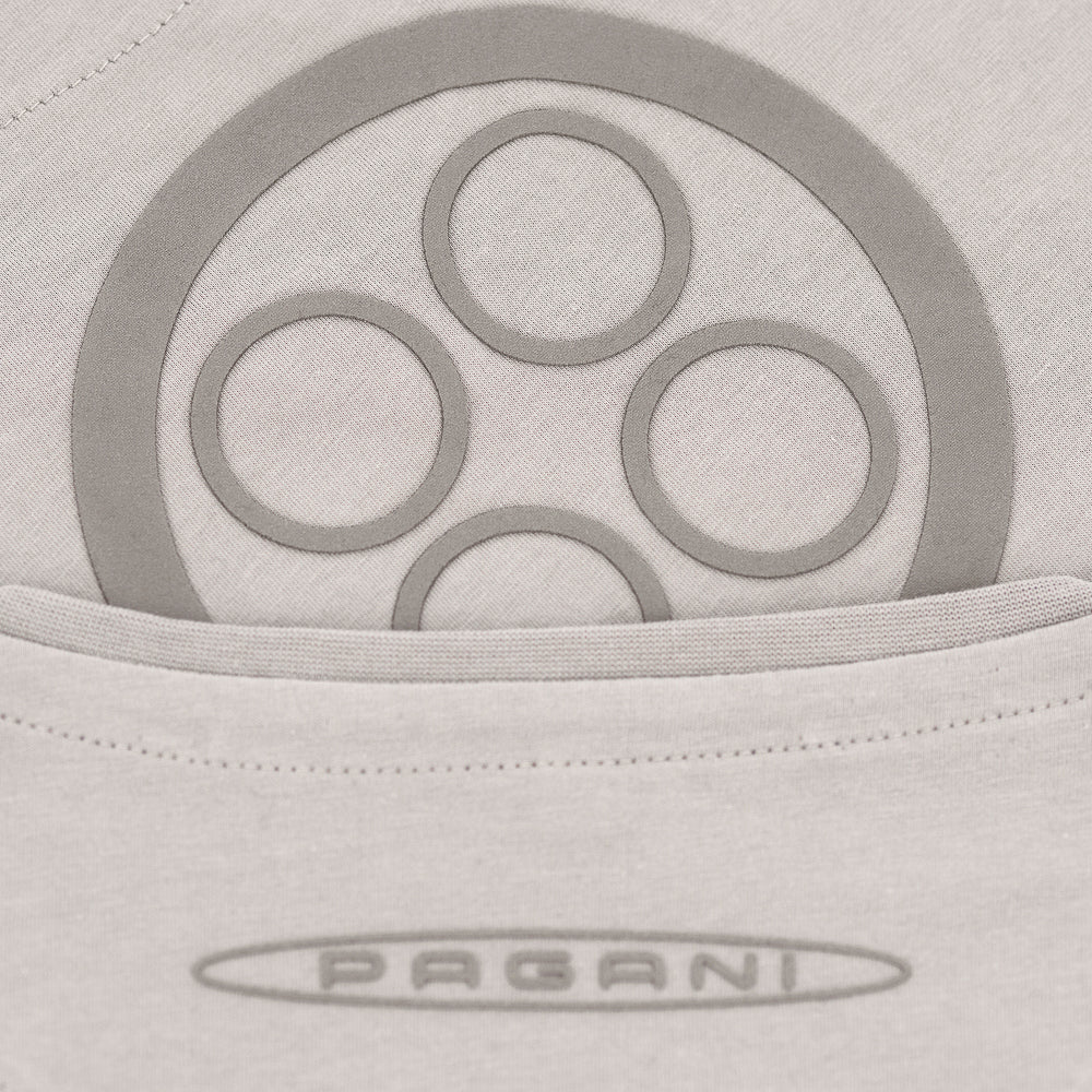 Women's pale gray T- shirt | Pagani Team Collection