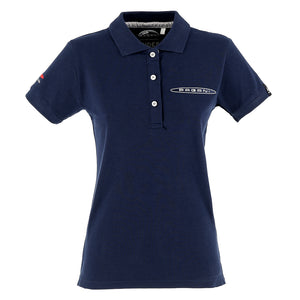 Women's blue polo shirt | Pagani Team Collection