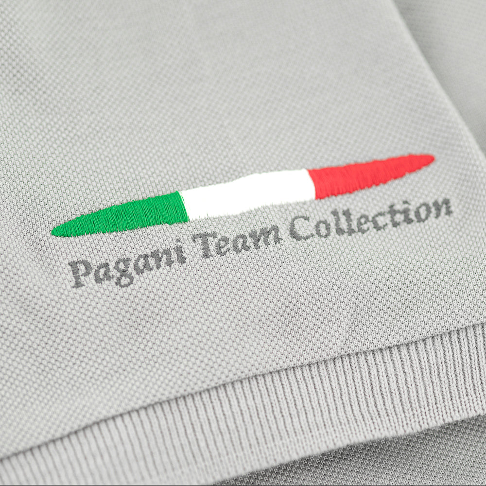 Polo gris claro para mujer | Pagani Team Collection
