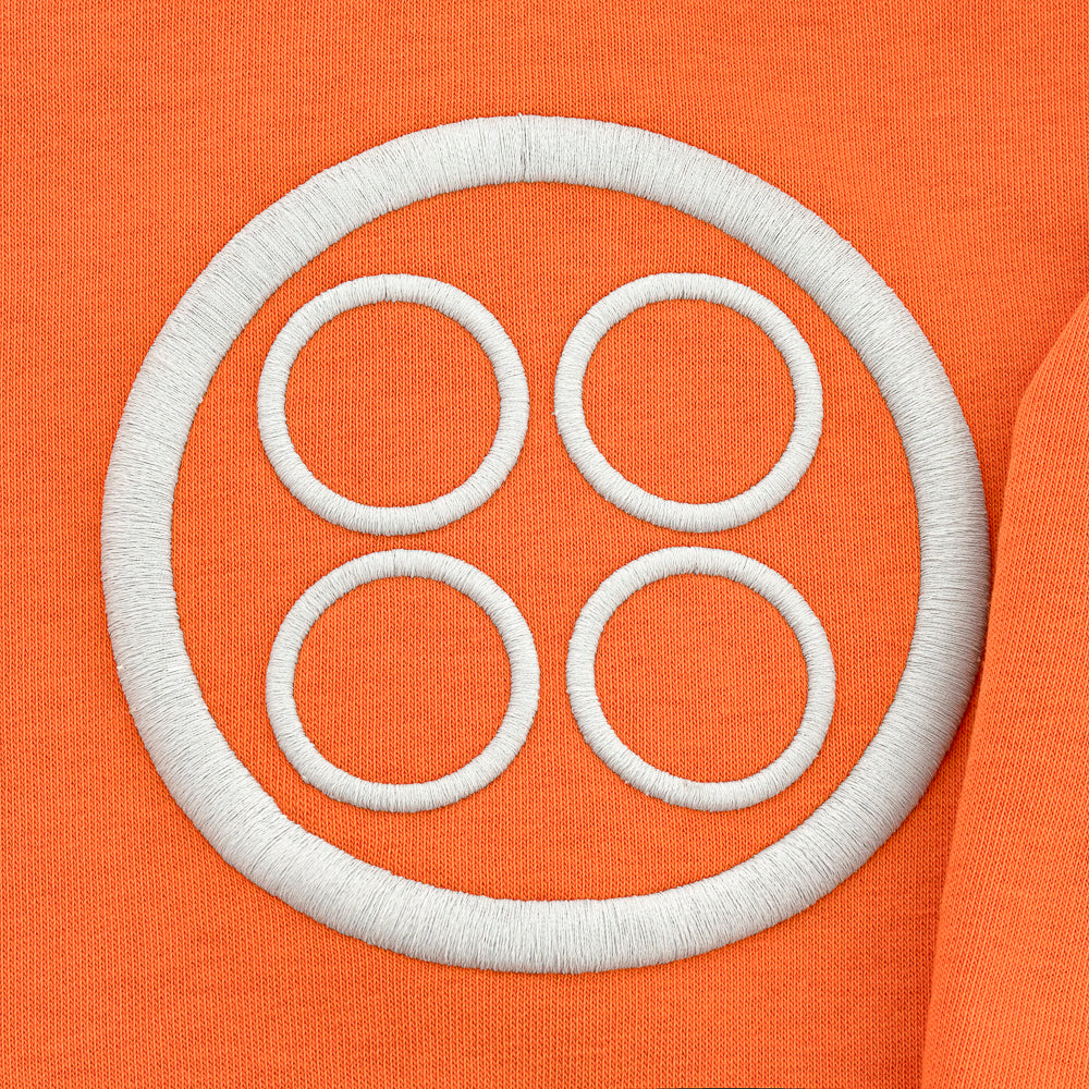 Kinder-Kapuzensweatshirt, orange | Pagani Team Collection