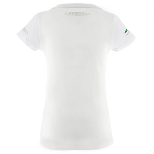 Camiseta con logotipo de brillantina para mujer| Pagani Team Collection