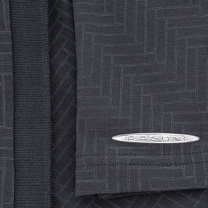 Polo bleu en imprimé du motif du logo pour homme | Collection Huayra Roadster