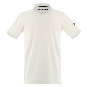 Men's white breast pocket polo shirt | Huayra Roadster Collection