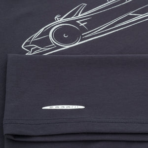 Men's blue sketch T-shirt | Huayra Roadster Collection