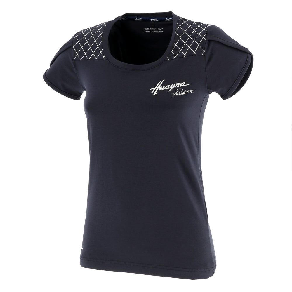 T-shirt bleu avec manches pagode pour femme | Collection Huayra Roadster