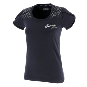Women's blue petal sleeve T-shirt | Huayra Roadster Collection