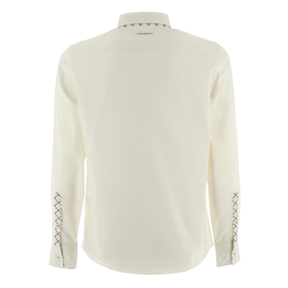 Herrenhemd aus Baumwolle, weiß | Huayra Roadster Collection