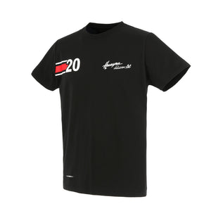 Camiseta negra para hombre «20» en lateral | Colección Huayra Roadster BC