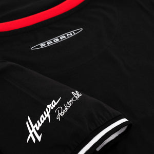 Men’s Black Engine T-Shirt | Huayra Roadster BC Collection