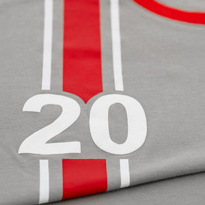 Camiseta gris para hombre «20» | Colección Huayra Roadster BC