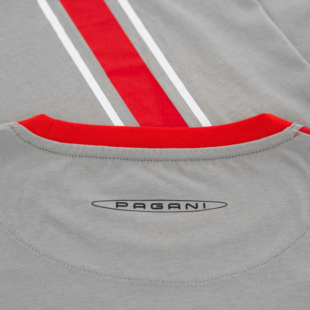 Herren-T-Shirt „20“, grau | Huayra Roadster BC Kollektion