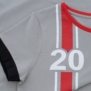 Camiseta gris para mujer «20» | Colección Huayra Roadster BC
