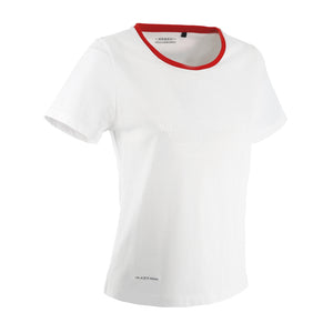T-shirt imprimé avant blanc pour femme | Collection Huayra Roadster BC