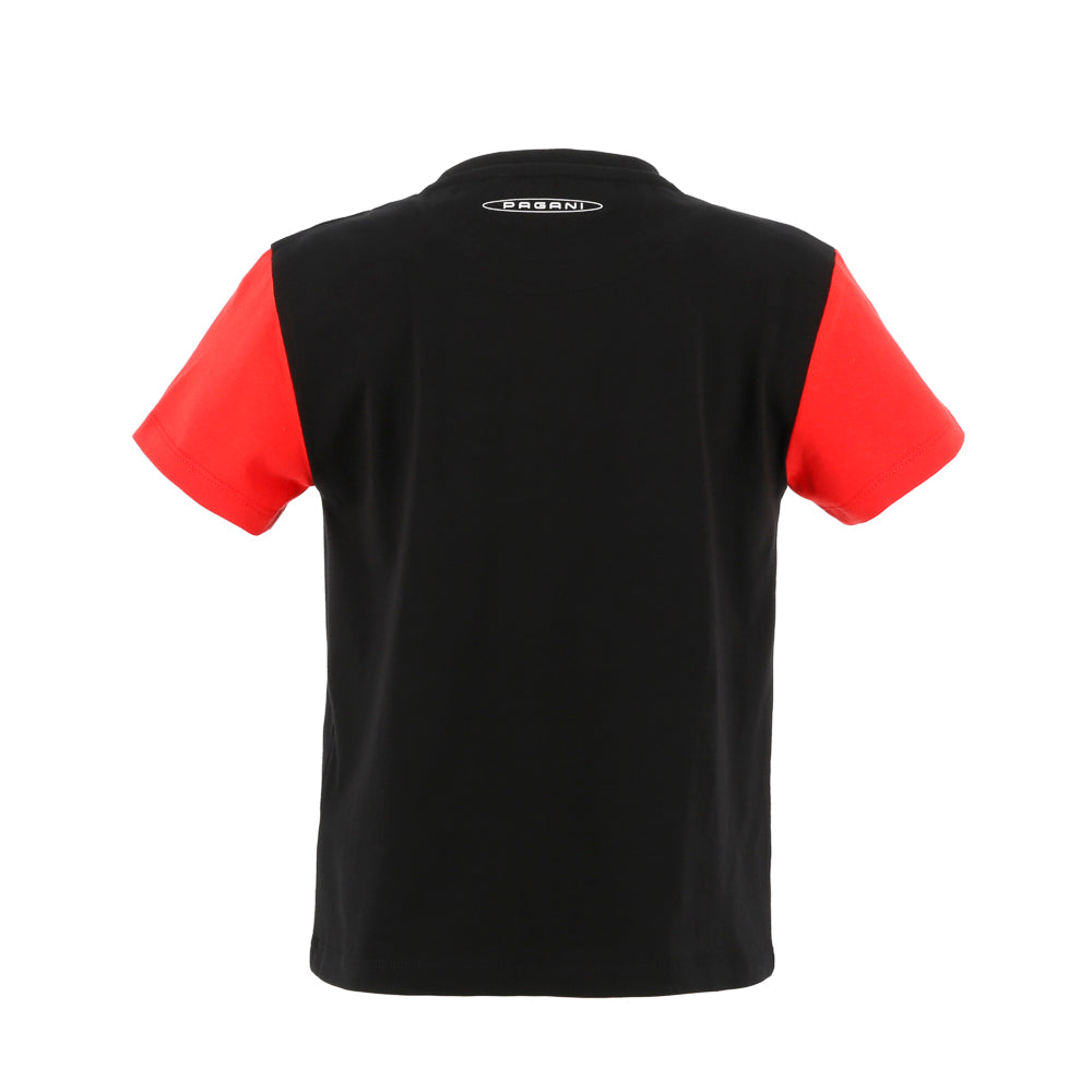 T-shirt Bimbo "20" Nera | Collezione Huayra Roadster BC