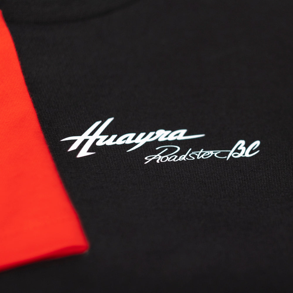 Kinder-T-Shirt „20“, schwarz | Huayra Roadster BC Kollektion