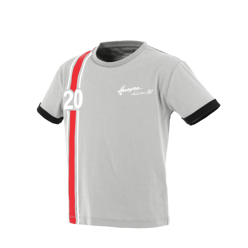 Camiseta para niño «20» gris | Colección Huayra Roadster BC