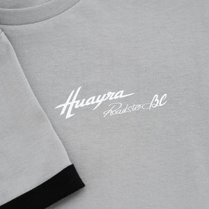 Kinder-T-Shirt „20“, grau | Huayra Roadster BC Kollektion
