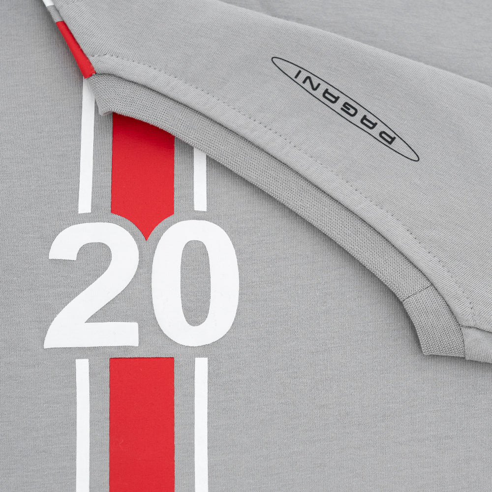 Camiseta para niño «20» gris | Colección Huayra Roadster BC
